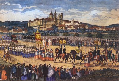 Holy Blood Procession in Altdorf-Weingarten, after 1865 by Joseph Bayer